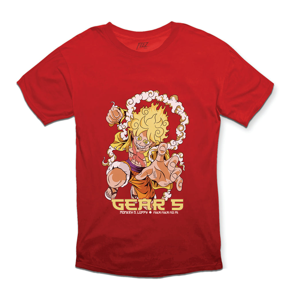 One Piece Gear Five Punch Tee